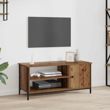 vidaXL TV-kast 100 x 40 x 45 cm Oud Hout Bewerkt hout, Minder dan 50 cm, Verzenden, Nieuw, Minder dan 100 cm