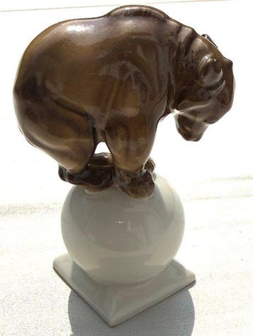 Hutschenreuther - sculptuur, Bär / Tanzbär um 1930 - 11 cm -