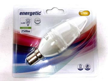 Veiling - 60x Energetic LED-lamp B15, Huis en Inrichting, Lampen | Losse lampen, Nieuw