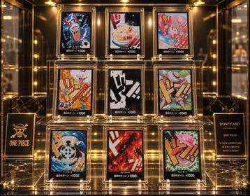 Bandai - 9 Card - One Piece - Ulti Sanji Shirahoshi Zeus &, Hobby en Vrije tijd, Nieuw