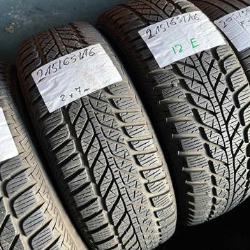 4 x Fulda 215-65-16 Winterbanden 7mm, 16 inch, Band(en), Personenwagen, Gebruikt