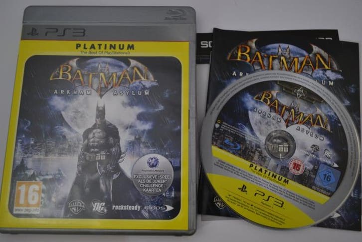 Batman Arkham Asylum - Platinum (PS3), Spelcomputers en Games, Games | Sony PlayStation 3, 1 speler, Zo goed als nieuw, Verzenden