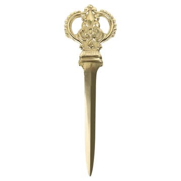 vintage koper briefopener kroon 24cm*, Verzenden, Nieuw
