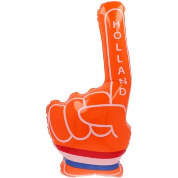Opblaasbare Hand Oranje Holland (79x33cm), Kleding | Dames, Carnavalskleding en Feestkleding, Ophalen of Verzenden, Nieuw