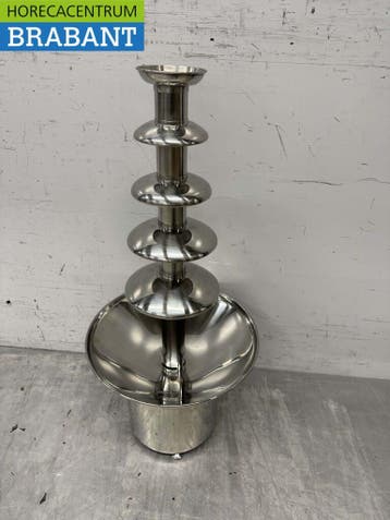 RVS Chocoladefontein Chocolade fontein 5 lagen 80 cm 230V, Ophalen of Verzenden, Nieuw in verpakking
