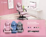 Gamingstoel met Massage, Verwarming, Voetsteun en Comfort, Huis en Inrichting, Stoelen, Verzenden, Nieuw, Stof