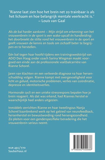 Als de bal harder aankomt 9789083455686 Rianne Schorel, Verzenden, Zo goed als nieuw, Rianne Schorel