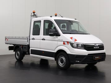 MAN TGE 2.0TDi 160PK Dubbele Cabine Open Laadbak | 3500Kg Tr, Stof, Gebruikt, Euro 6, MAN