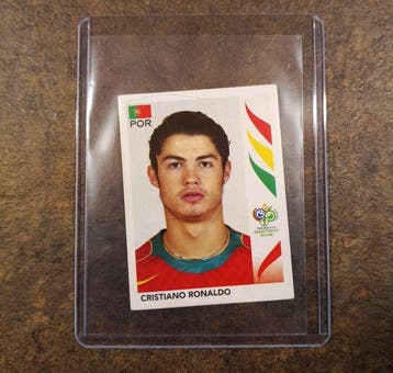 2006 Panini World Cup Stickers Cristiano Ronaldo 298 Sticker, Nieuw