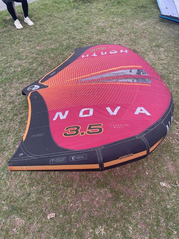 2025 North Nova Wing 3.5m, Watersport en Boten, Wingsurfen, Wingsurf-wing, Gebruikt, Ophalen of Verzenden