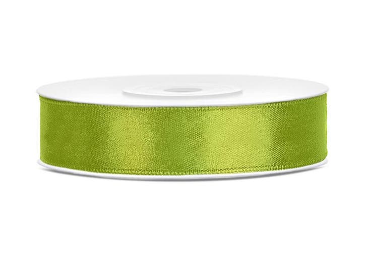 Satijnlint Appelgroen 12mm/25m, Kleding | Dames, Carnavalskleding en Feestkleding, Nieuw, Ophalen of Verzenden