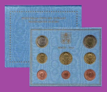 Vaticaan. Year Set (BU) 2012 (Zonder minimumprijs)