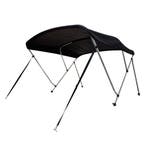 Navishade Biminitop 3 Boog 117cm Zwart Doek-Breedte 170 - 18, Ophalen of Verzenden, Nieuw