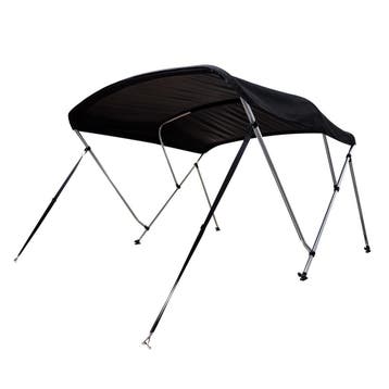 Navishade Biminitop 3 Boog 117cm Zwart Doek-Breedte 170 - 18, Ophalen of Verzenden, Nieuw