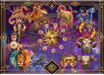 Spiraal Puzzel - Dierenriemtekens, Ophalen of Verzenden, Nieuw