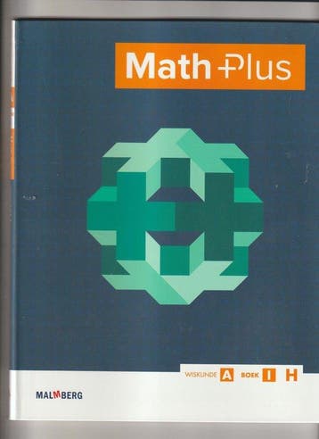 Math Plus HAVO wiskunde A boek I 9789402001655, Zo goed als nieuw