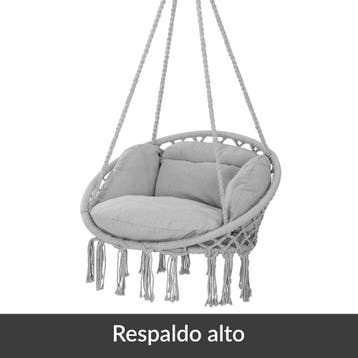 Hangstoel Lichtgrijs 80x60x140cm (Stoelen, Tafels-Stoelen), Tuin en Terras, Verzenden, Nieuw