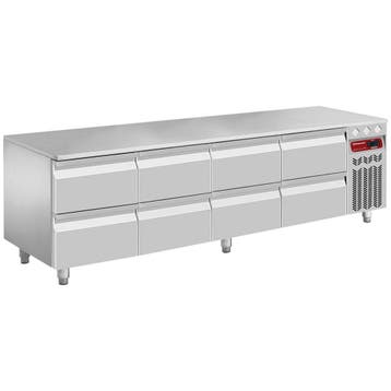 Gekoeld onderste, 8X 1/2 laden GN1/1-h 100 mm, Verzenden, Nieuw in verpakking, Koelen en Vriezen