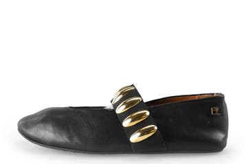 Babouche Ballerinas in maat 39 Zwart, Kleding | Dames, Schoenen, Verzenden, Zwart, Ballerina's, Zo goed als nieuw