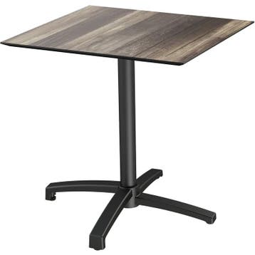 Inklapbare Tafel | X CROSS | HPL/Aluminium | Houtlook Blad |, Zakelijke goederen, Horeca | Keukenapparatuur, Verzenden, Nieuw in verpakking