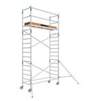 Tweedehands steiger 90 x 190 x 6.2 mtr WH GRATIS AFHOUDERS, Verzenden, Nieuw, Rolsteiger of Kamersteiger, 5 meter of hoger