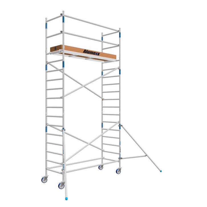 Tweedehands steiger 90 x 190 x 6.2 mtr WH GRATIS AFHOUDERS, Doe-het-zelf en Verbouw, Steigers, Rolsteiger of Kamersteiger, Nieuw