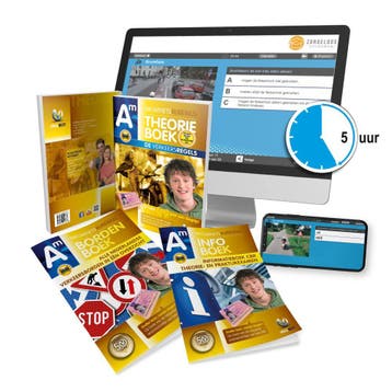 Bromfiets Theorieboek 2023 met 5 Uur Examens Oefenen, Verzenden, Nieuw, Overige niveaus, VekaBest
