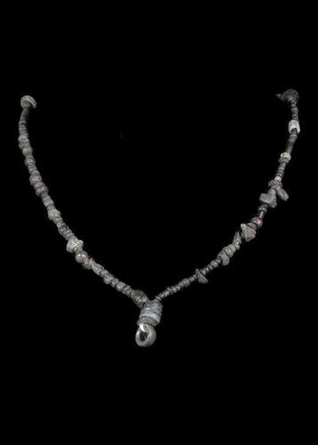 Oud-Romeins Zwart, Glas Kralenketting (Zonder minimumprijs)