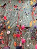 San Leucio top quality - Elegante plaid chinoiserie art déco, Nieuw