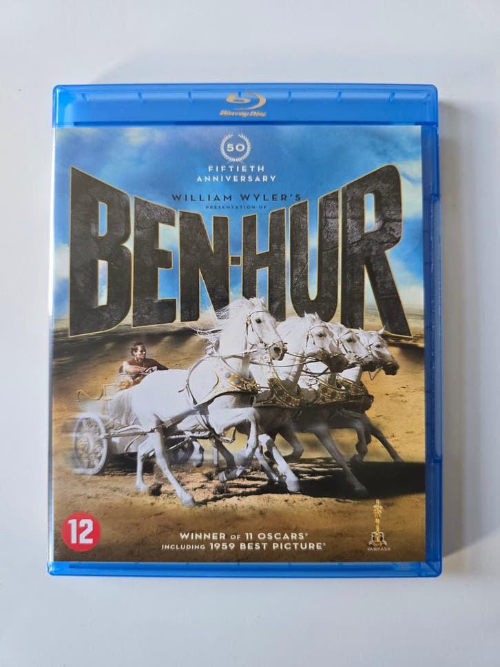BEN-HUR (1959) (BLURAY), Cd's en Dvd's, Blu-ray, Gebruikt, Verzenden
