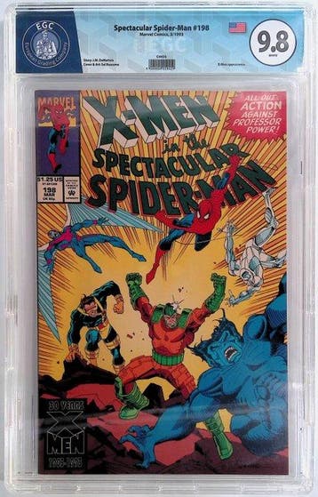 Spectacular Spider-Man #198 - EGC 9.8 - 1 Graded comic -, Boeken, Strips | Comics, Nieuw