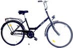 Vouwfiets 24 Inch | Zwart | Nieuw | OP=OP, Overige merken, 20 inch of meer, Versnellingen, Nieuw
