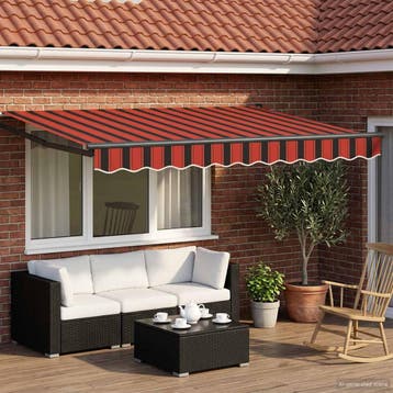 vidaXL Elektrisch Uittrekbaar Zonnescherm 3,5 x 2 m, Tuin en Terras, Zonneschermen, Verzenden, Nieuw