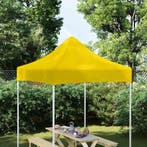 vidaXL Partytentdak 270 g/m² 2x2 m geel, Verzenden, Nieuw, Partytent