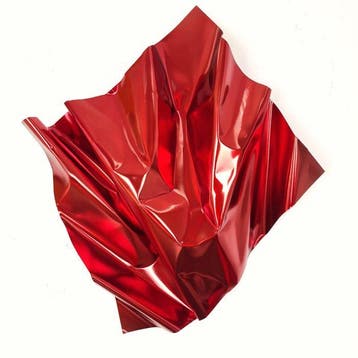 José Soler Art - Steel Silk. Red (Wall Sculpture), Antiek en Kunst