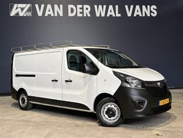 Opel Vivaro 1.6 CDTI 122pk L2H1 Inrichting Euro6 Airco | Imp, Stof, Gebruikt, Wit, Dealer onderhouden