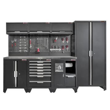 Gereedschapskasten set wandlengte 295,5 cm. metaal omkleed, Doe-het-zelf en Verbouw, Ophalen of Verzenden, Nieuw