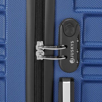 Harde Kofferset Rome - 3-Delig - ABS - Blauw, Sieraden, Tassen en Uiterlijk, Koffers, Verzenden, Nieuw