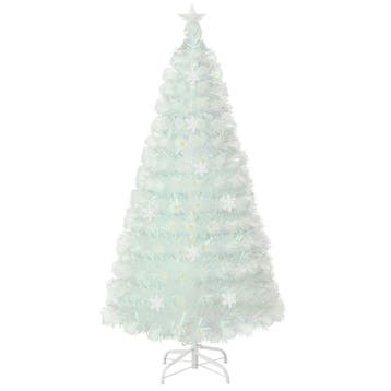 Kerstboom met verlichting - Kunstkerstboom - 150 cm - Met st, Diversen, Verzenden, Zo goed als nieuw