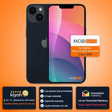 iPhone 14 Plus 128GB | 4 Gratis Accessoires – Accu tot 100%, 128 GB, IPhone 14 Plus, Verzenden, Zo goed als nieuw