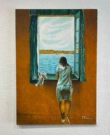 P. Bizlanga - Soledad frente al Mar, Antiek en Kunst
