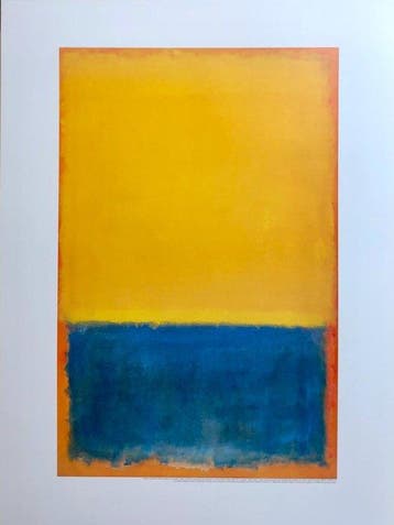Mark Rothko (1903-1970) - Yellow and Blue (Yellow and Blue, Antiek en Kunst