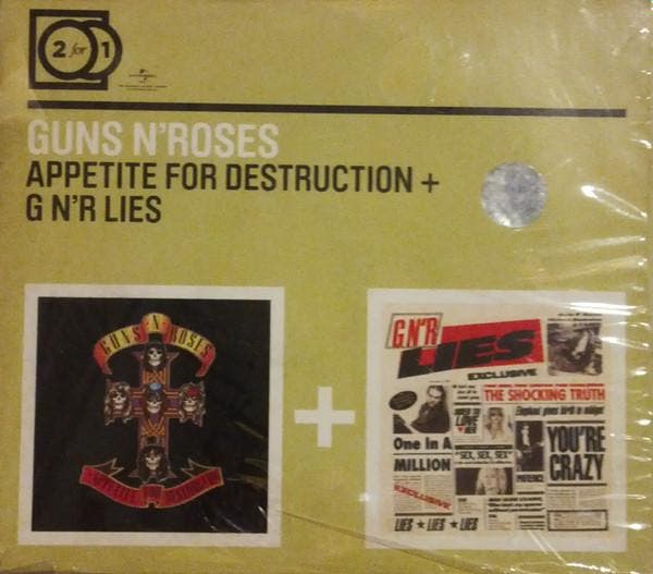 cd digi - Guns NRoses - Appetite For Destruction + G NR..., Cd's en Dvd's, Cd's | Hardrock en Metal, Zo goed als nieuw, Verzenden