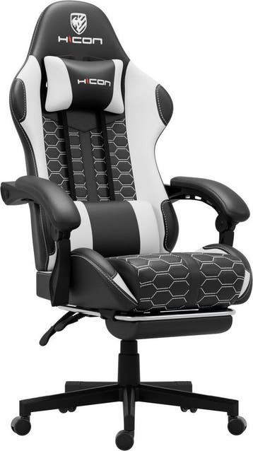 Gaming stoel - Gamestoel - Bureaustoel-Zwart/Wit, Huis en Inrichting, Ophalen, Nieuw, Wit, Bureaustoel