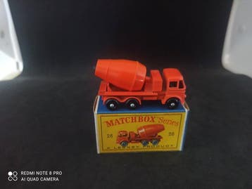 Matchbox 1:64 - Model vrachtwagen - Camion foden bétonnière, Nieuw