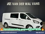 Ford Transit Custom | 2.0 TDCI 130pk L2H1 Dubbele Cabine, Auto's, Bestelauto's, Gebruikt, Euro 6, Wit, Dealer onderhouden