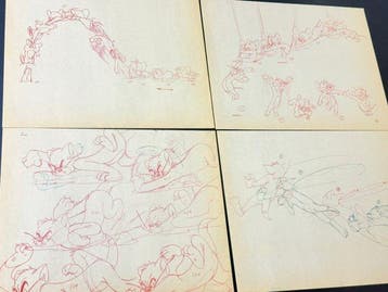 MGM (1963) - 4 Animatietekeningen, beperkte oplage,, Nieuw in verpakking