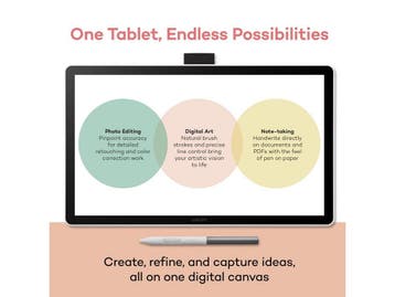 Wacom One 14 - Grafische tablet - 2540 lpi 309 x 174 mm USB, Verzenden, Zo goed als nieuw