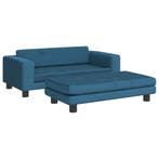 Kinderbank Blauw 100cm | Retourdeal 34% Korting, Kinderen en Baby's, Kinderkamer | Tafels en Stoelen, Ophalen of Verzenden, Nieuw
