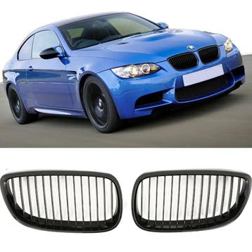 Grille glans zwart geschikt voor BMW 3 Serie E92 E93 |